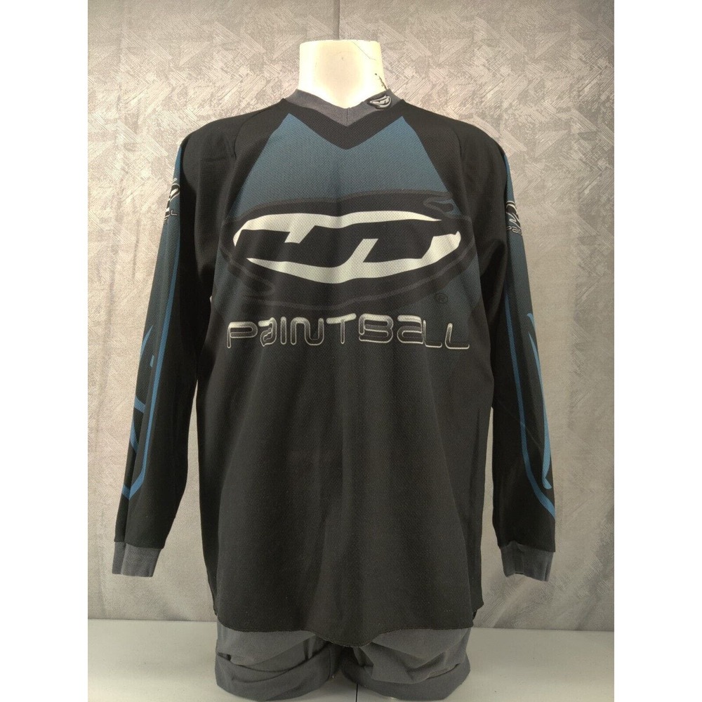 Vintage JT Racing Paintball Jersey Men Large Long Sleeve‎ Made in USA Taz #60